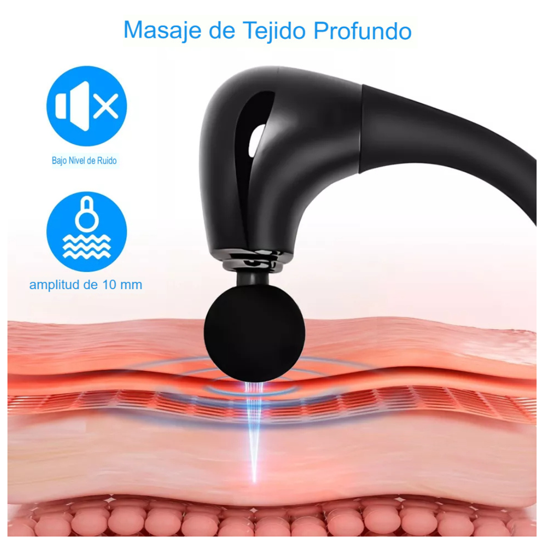 CurveRelax™ – Pistola Masajeadora Curva