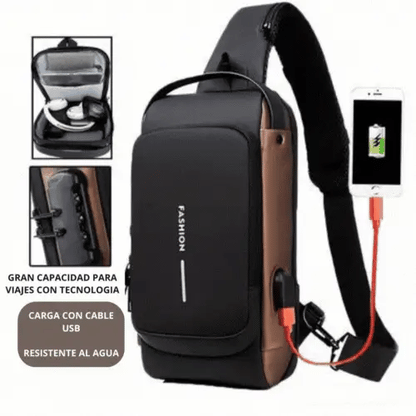 SecurePack™ Bolso Antirrobo Deportivo Con Carga Usb