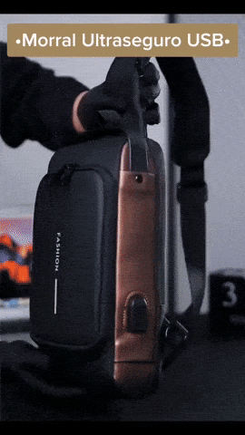 SecurePack™ Bolso Antirrobo Deportivo Con Carga Usb